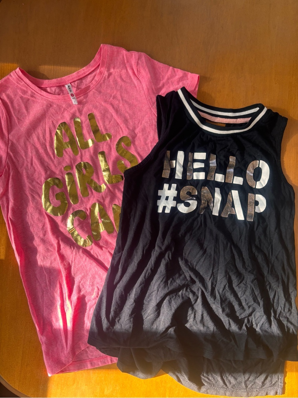 NWOT Bundle of 2 tops Junior 10/12